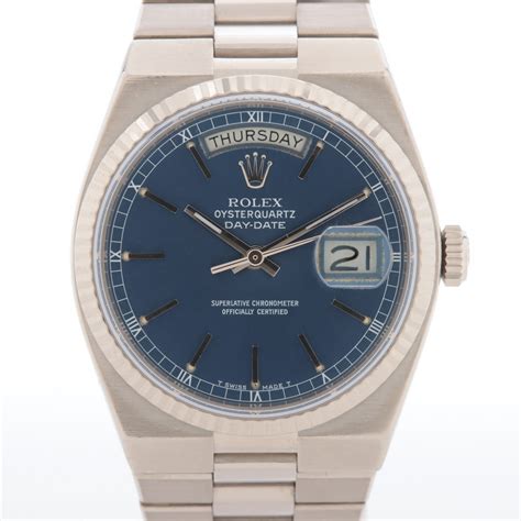 rolex day date blue face|rolex day date retail price.